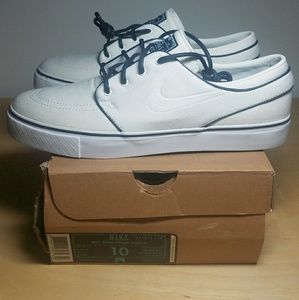 Nike Stefan Janoski - White/White/Obsidian